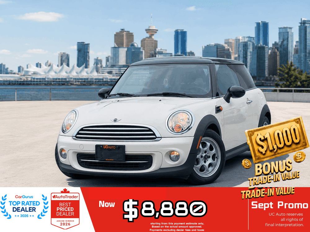 2013 MINI Cooper Knightsbridge Classic/ CLEAN TITLE/ BC LOCAL