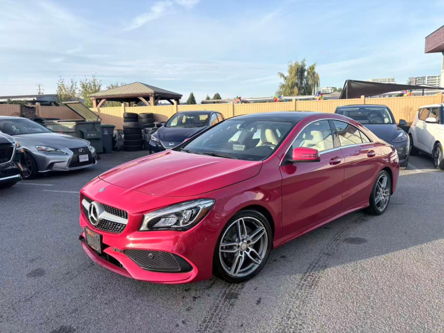 2017 Mercedes-Benz CLA-Class 4dr Sdn CLA 250 4MATIC CLAEN TITLE/BC LOCAL thumbnail 2