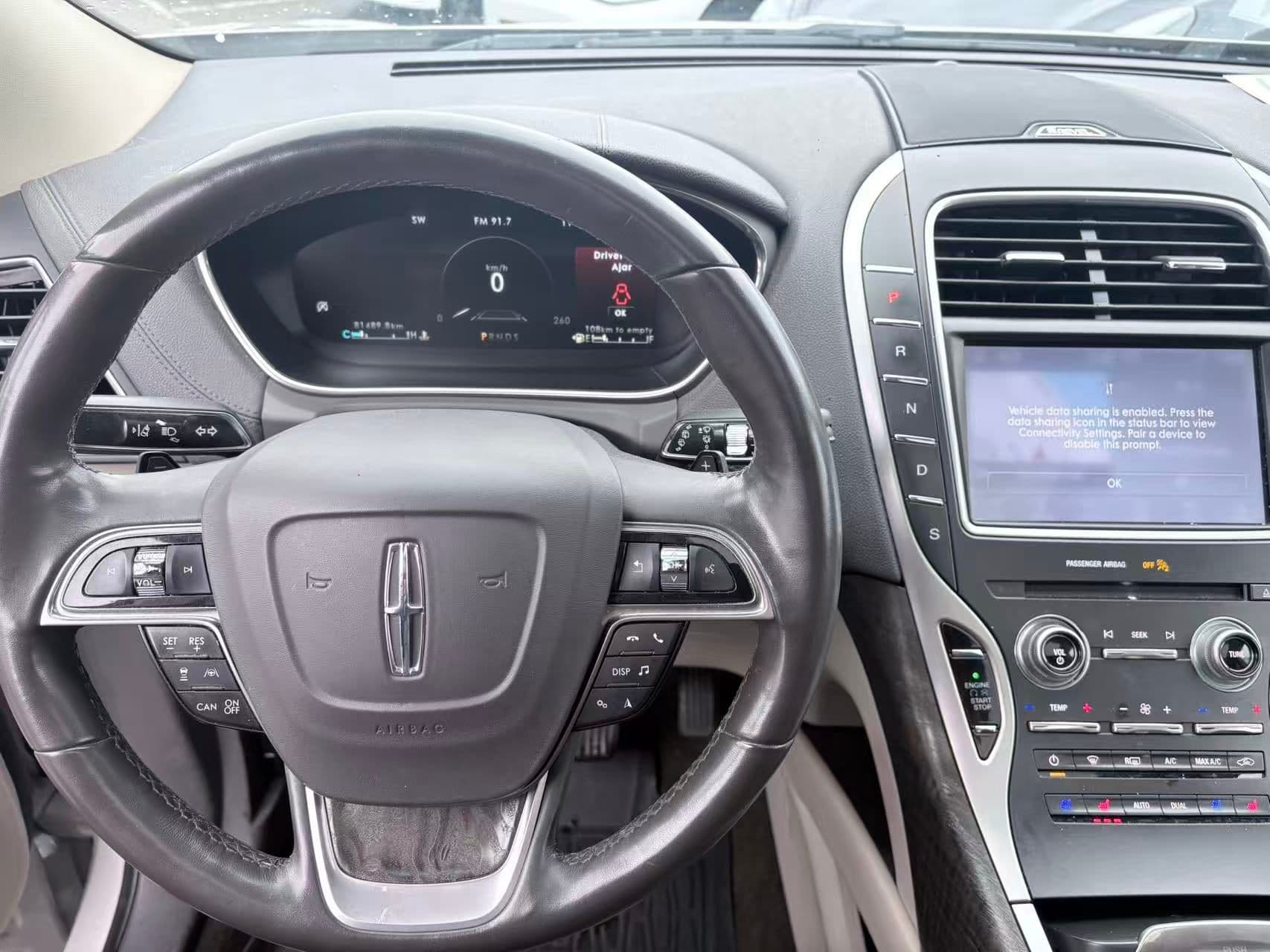 2019 Lincoln Nautilus Reserve AWD NO ACCIDENTS thumbnail 15