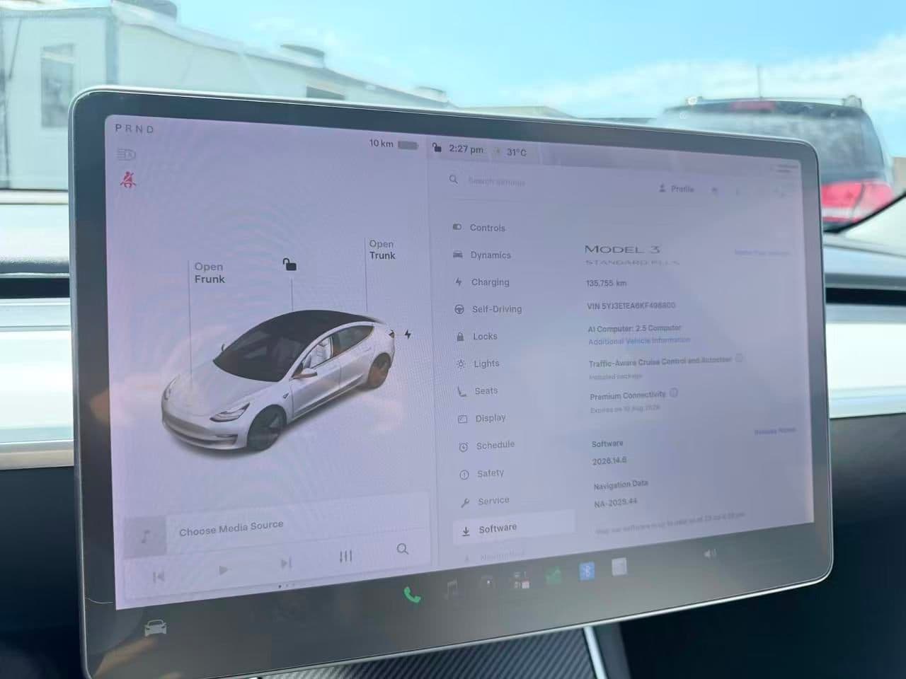 2019 Tesla Model 3 Standard Range RWD/ CLEAN TITLE/ WHITE INTERIOR/ YOKE STEERING WHEELS thumbnail 13