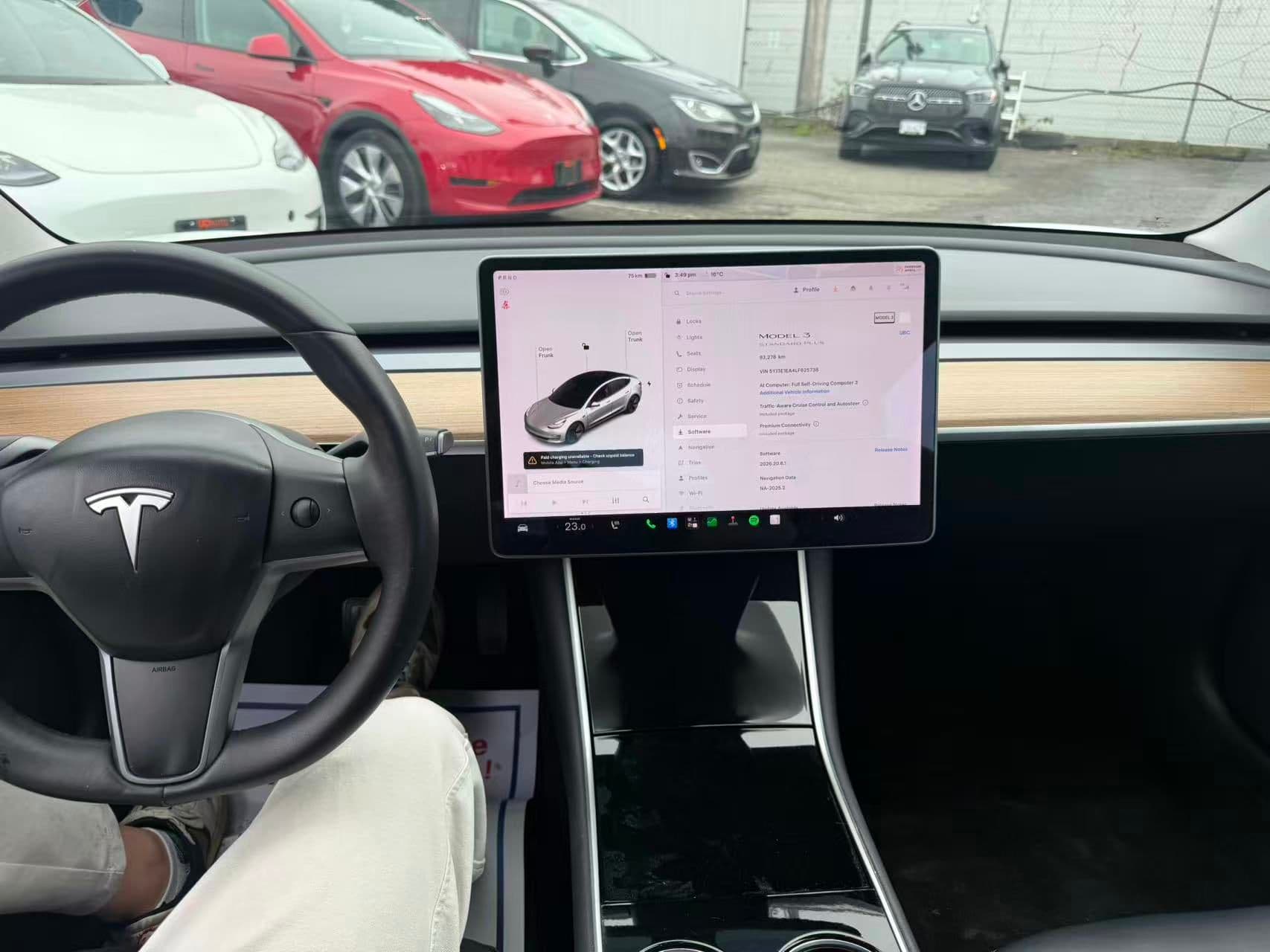 2020 Tesla Model 3 Standard Range Plus RWD BC Local thumbnail 14