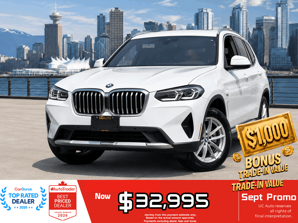 2022 BMW X3 X3 xDrive30e Plug-In Hybrid/ CLEAN TITLE/ BC LOCAL